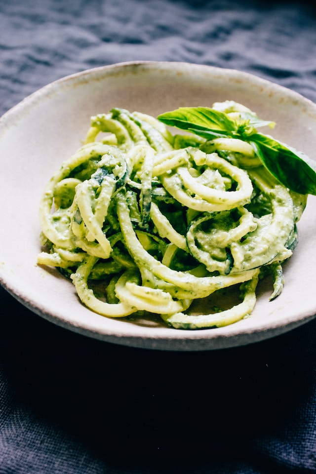 Zucchini Noodles With Pesto