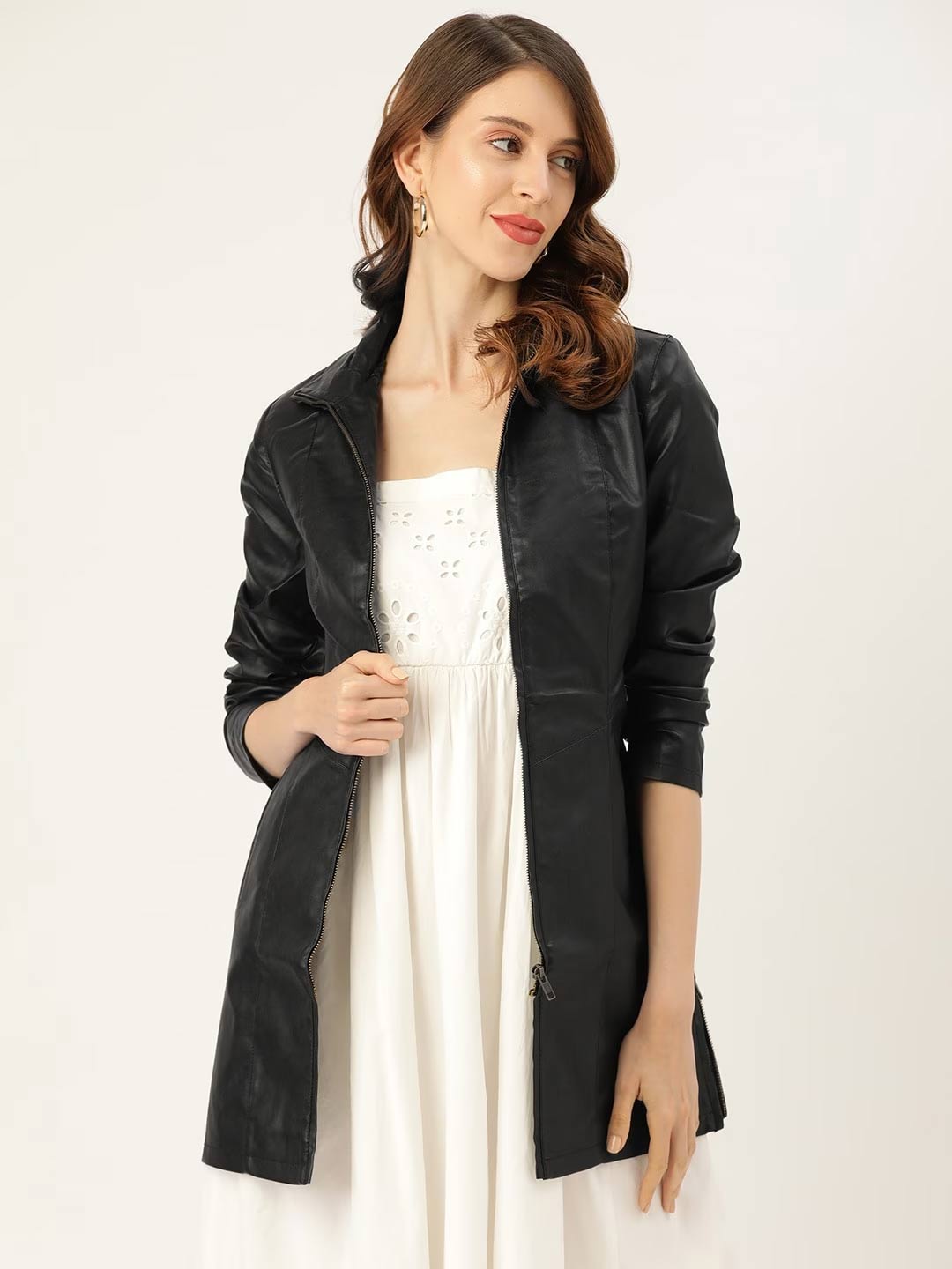 overcoat with kurti