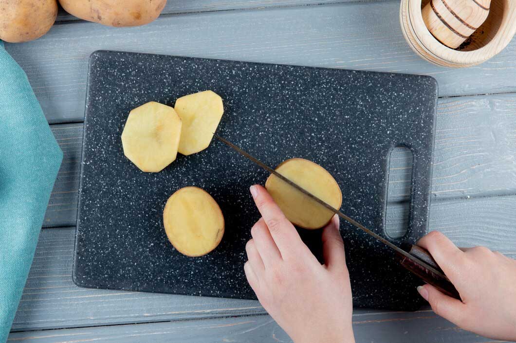 potato kitchen cleaning hacks