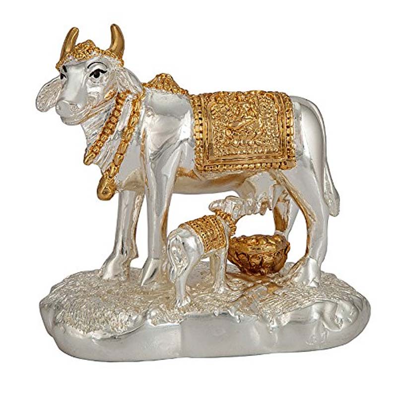 significance of gifting silver cow and calf in hinduism