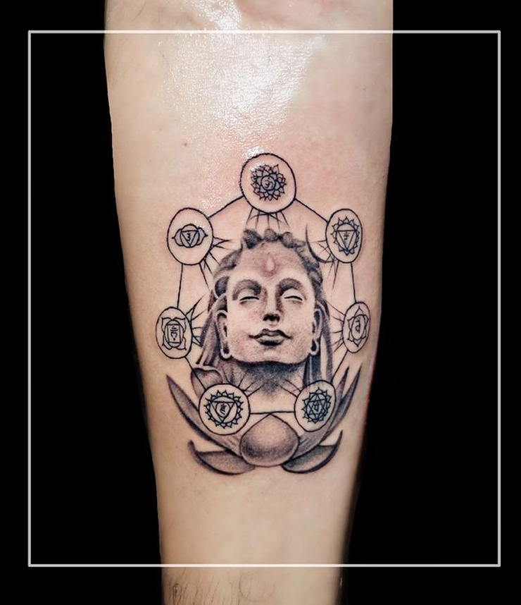 Adiyogi tattoo designs