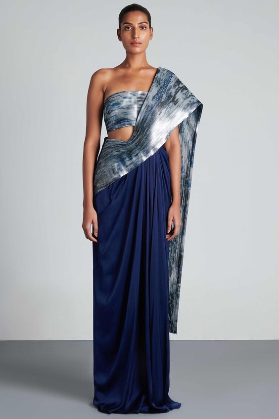 Chiffon Bandeau Blouse Design