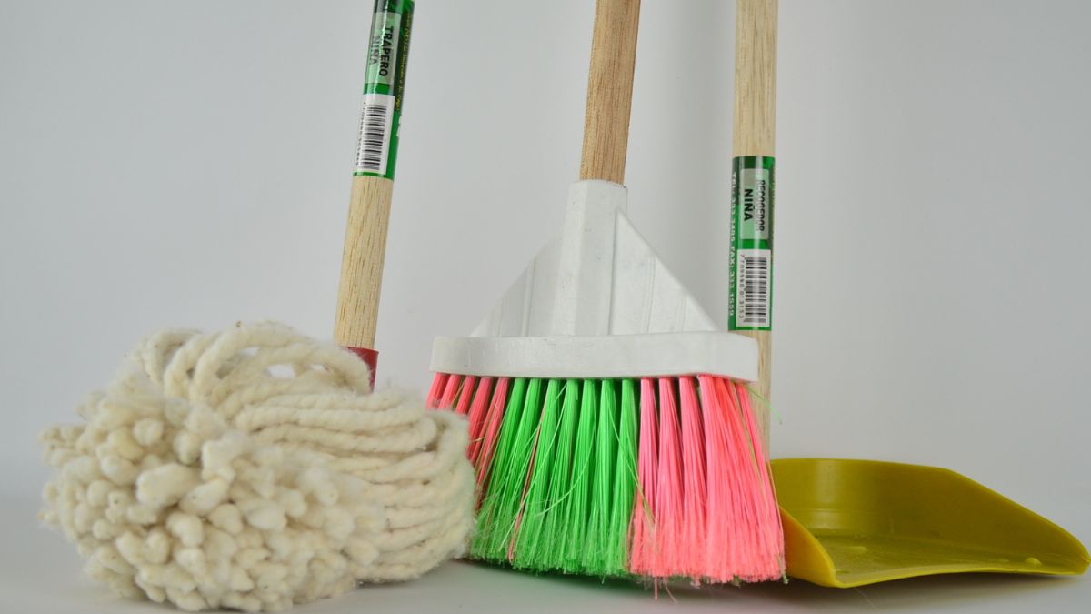 Direction To Keep The Broom And Mop