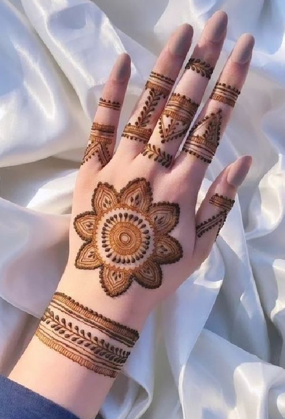 Floral Mehndi Design