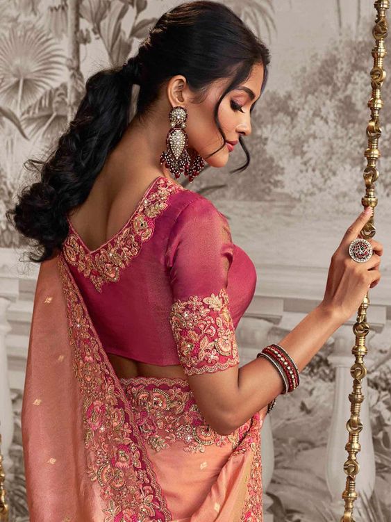 Floral Zari Work Blouse