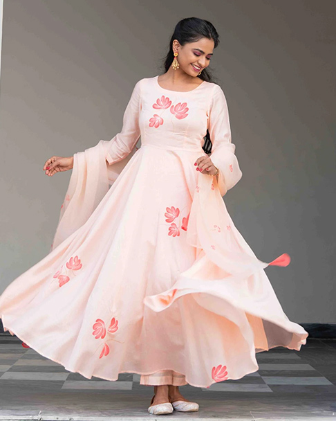 Hand Painted Umbrella Suit