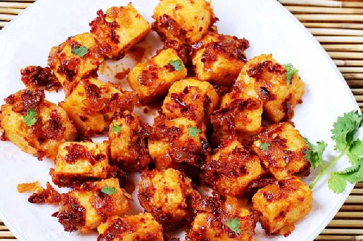 How To Make Garlic Paneer ()