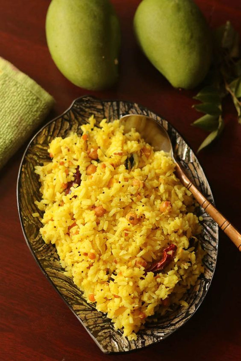 How To Make Raw Mango Rice
