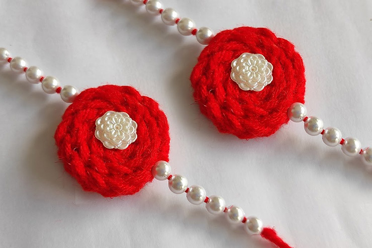 How to make designer rakhi at home with paper