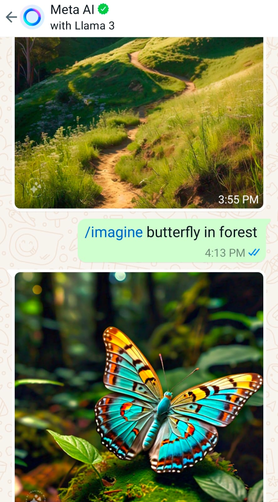 How to make image with meta ai