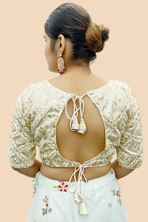 Keyhole Open Dori Blouse