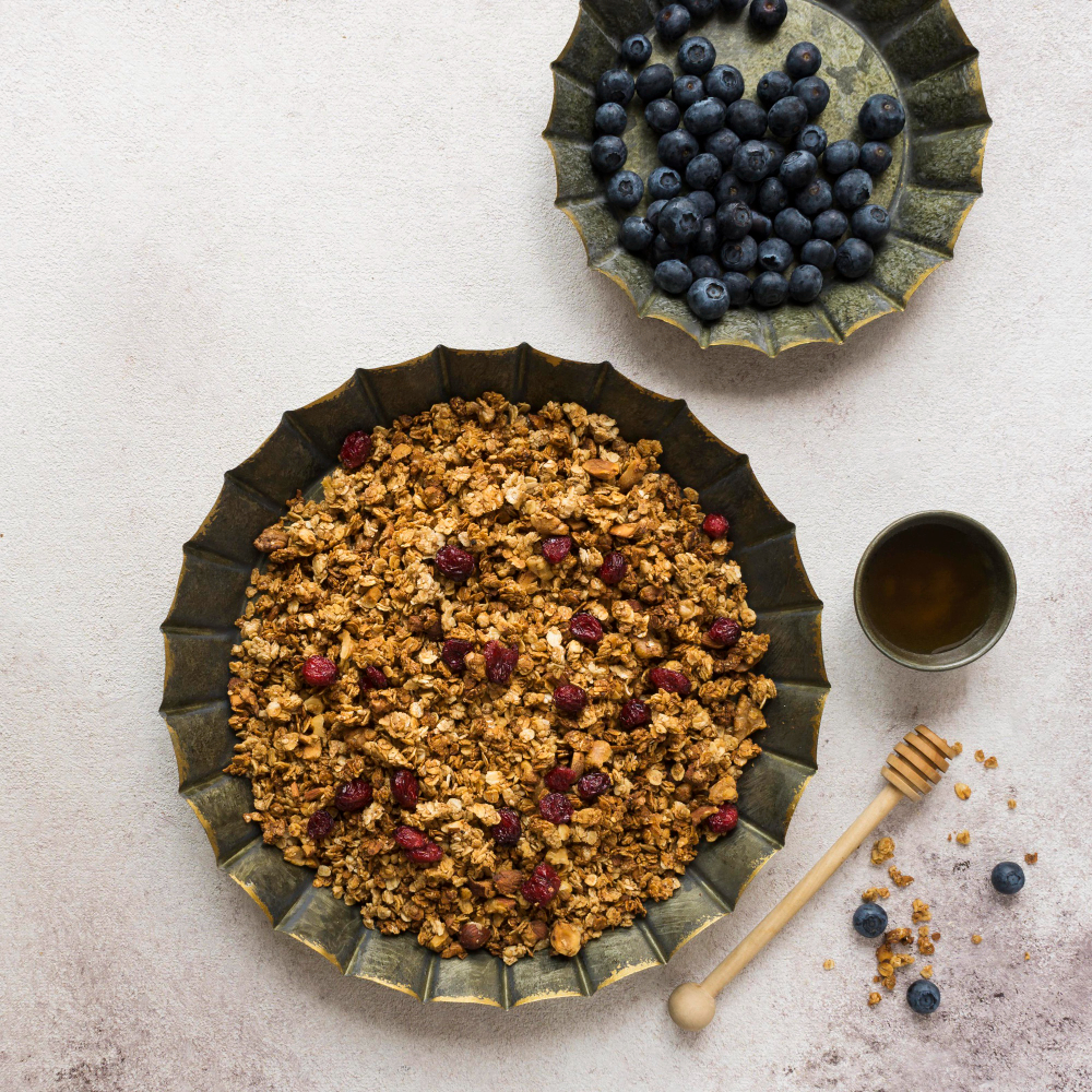 Oatmeal Poha With Dried Nuts