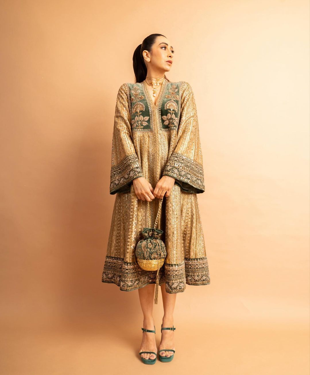 Outfit matching potli bag