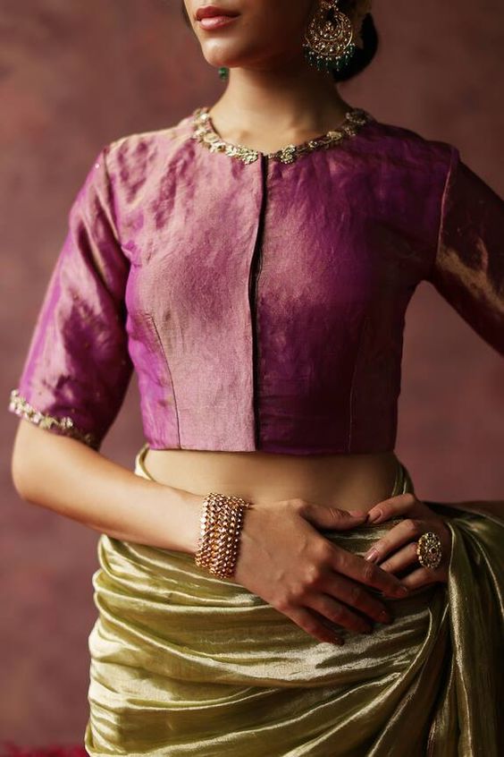 Simple Silk Zari Blouse