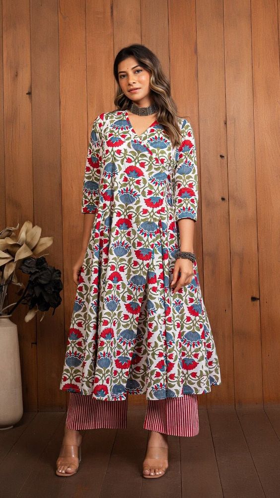 block printed cotton kurti