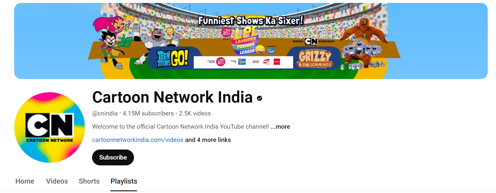 cartoon network india youtube