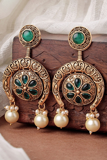 dome shape jhumki earring