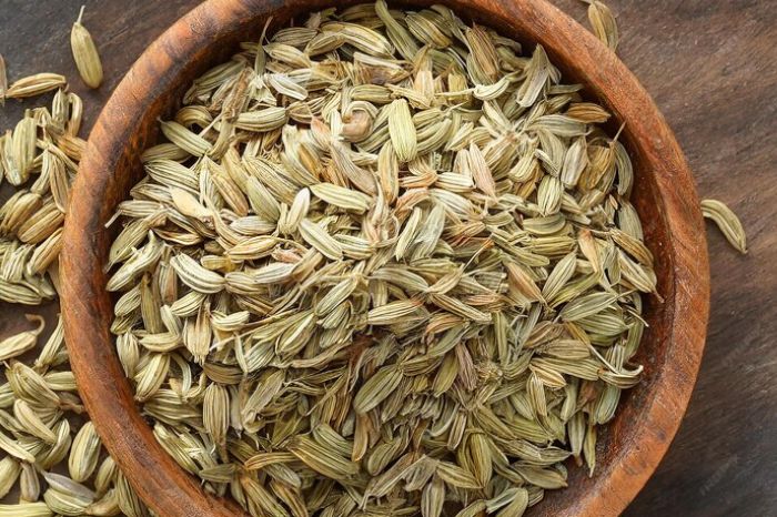 fennel seed inside