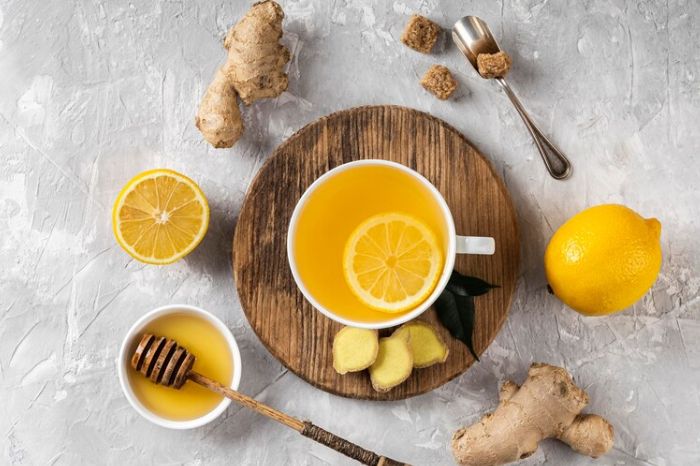 ginger tea inside