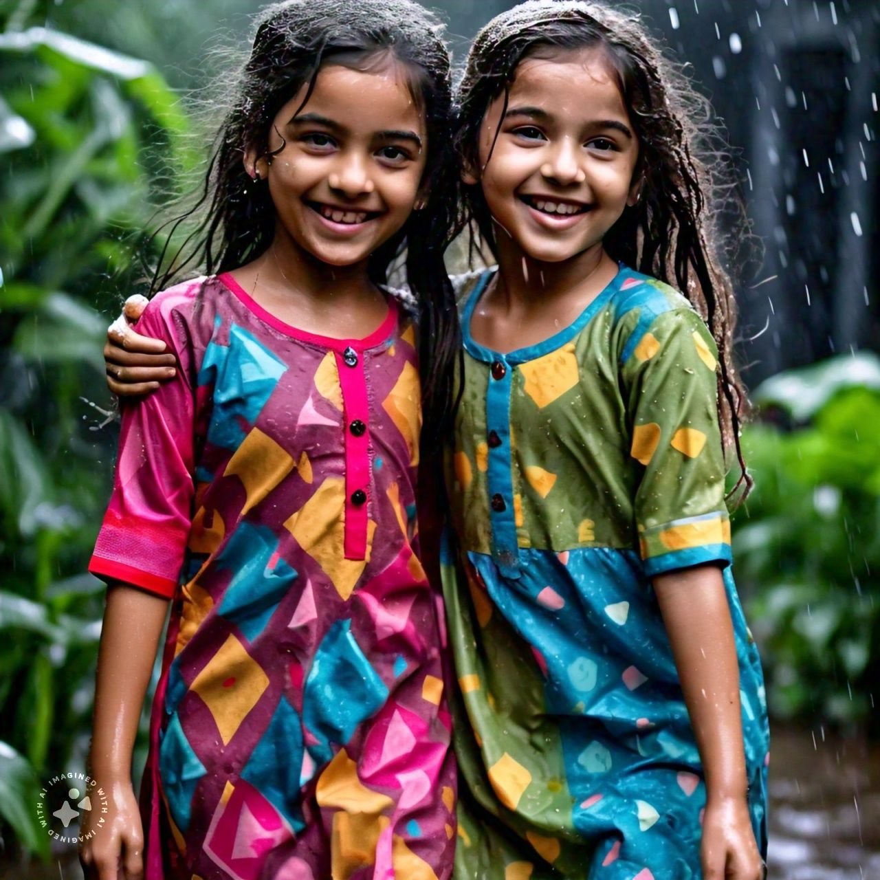 multicoloured geometric