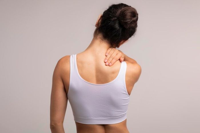 neck pain inside