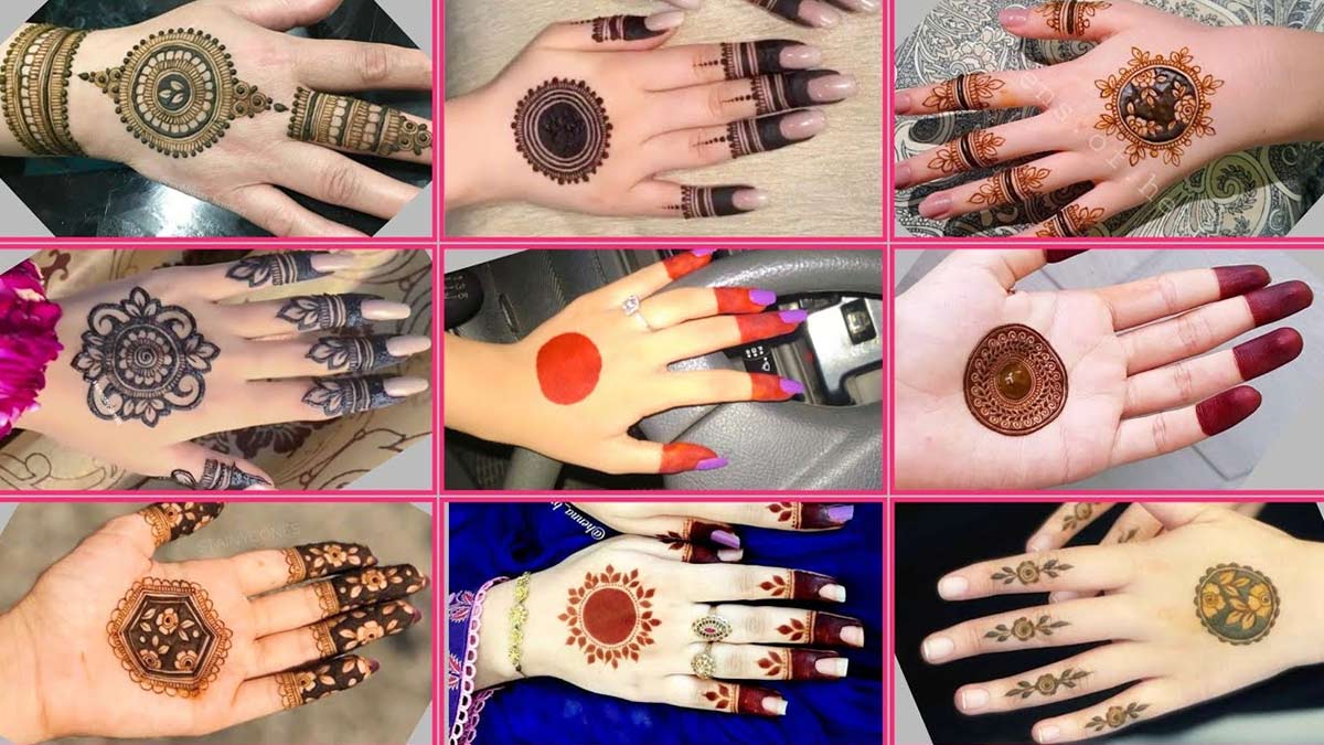 short hand mehndi designs in sawan