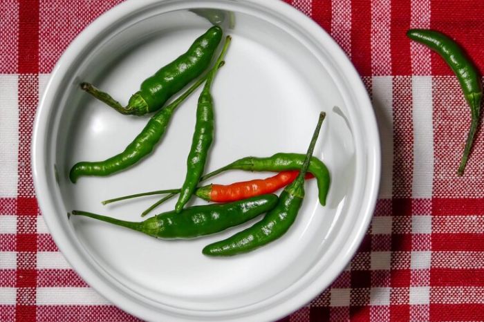 soaked chilli inside