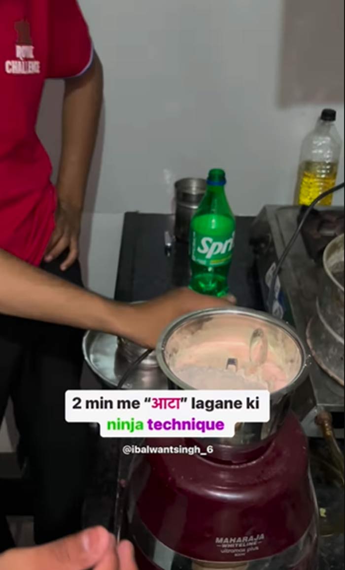 viral dough making hack with mixer