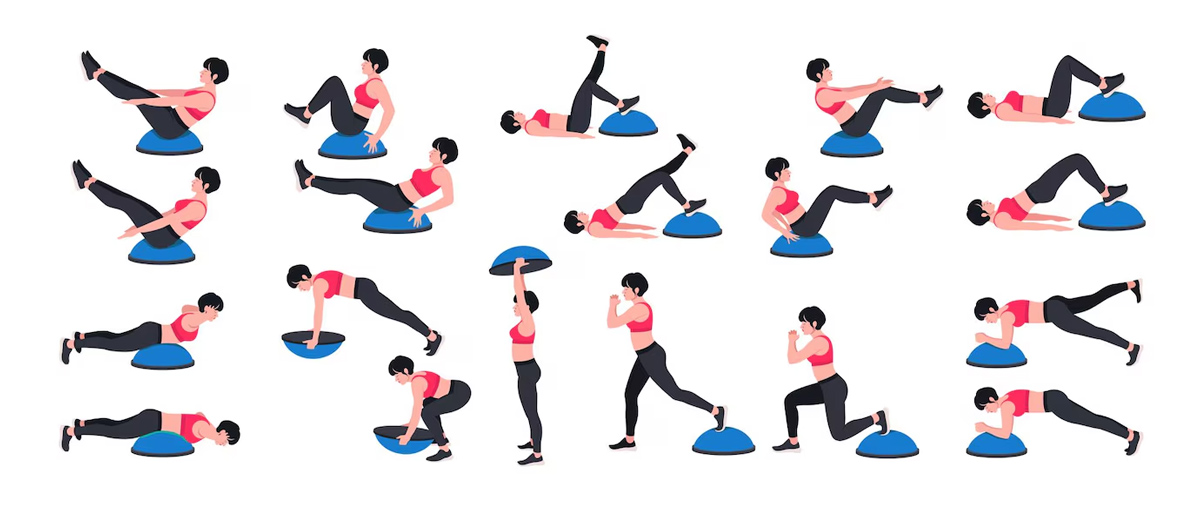 Can a BOSU ball burst