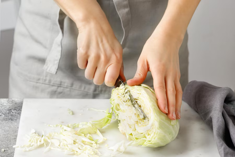 How to Cut Cabbage Into Wedges