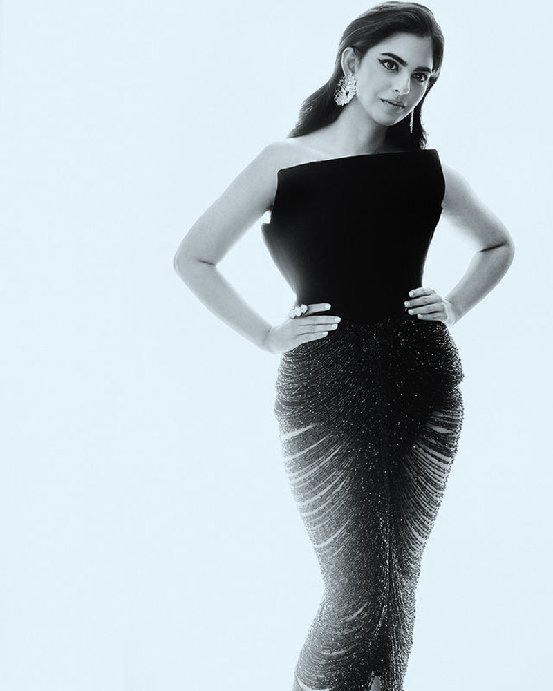Isha Ambani Black Dress Look