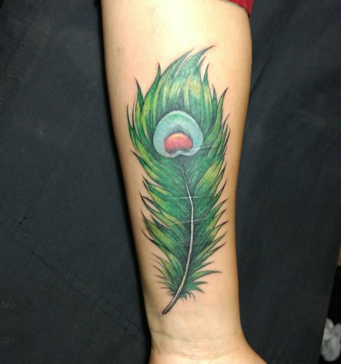 Mor Pankh Tattoo Design