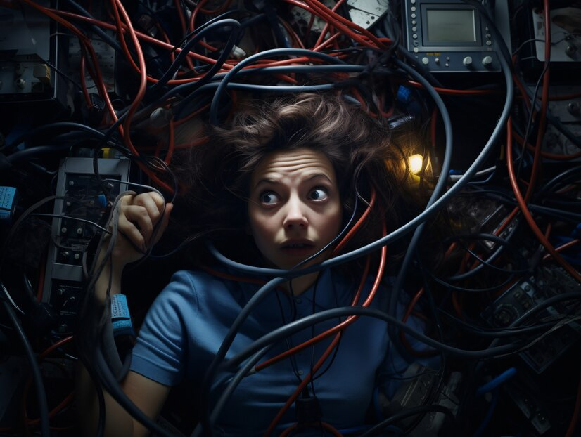 Why feel electric shock touch someone