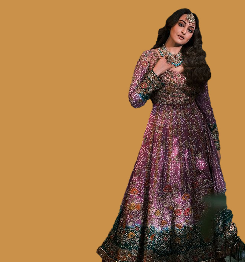 anarkali suit sonakshi sinha