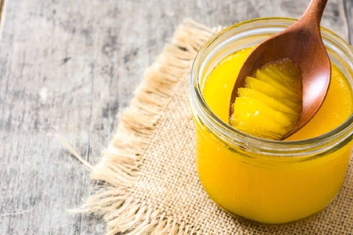 benefits of drinking ghee with warm milk at night