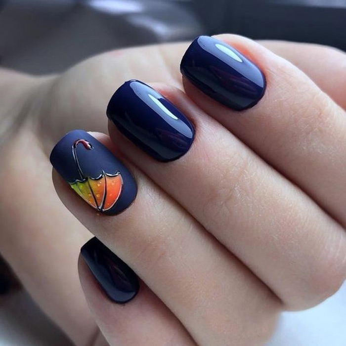 black monsoon nail art