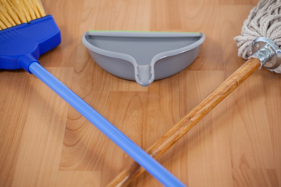 easy hacks make floor mopping stick