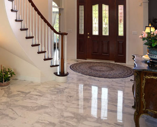 how to clean marble floor with baking soda