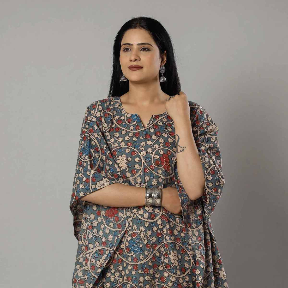 kaaftaan kalamkari suit