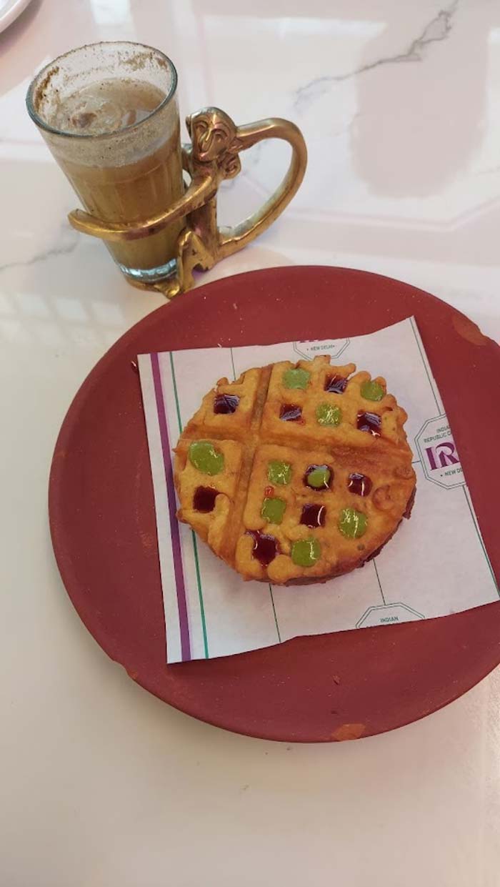 waffle bread pakora