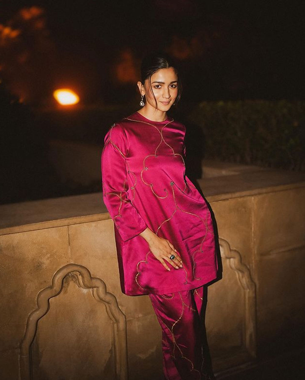 Alia Bhatt In Kurta And Pant