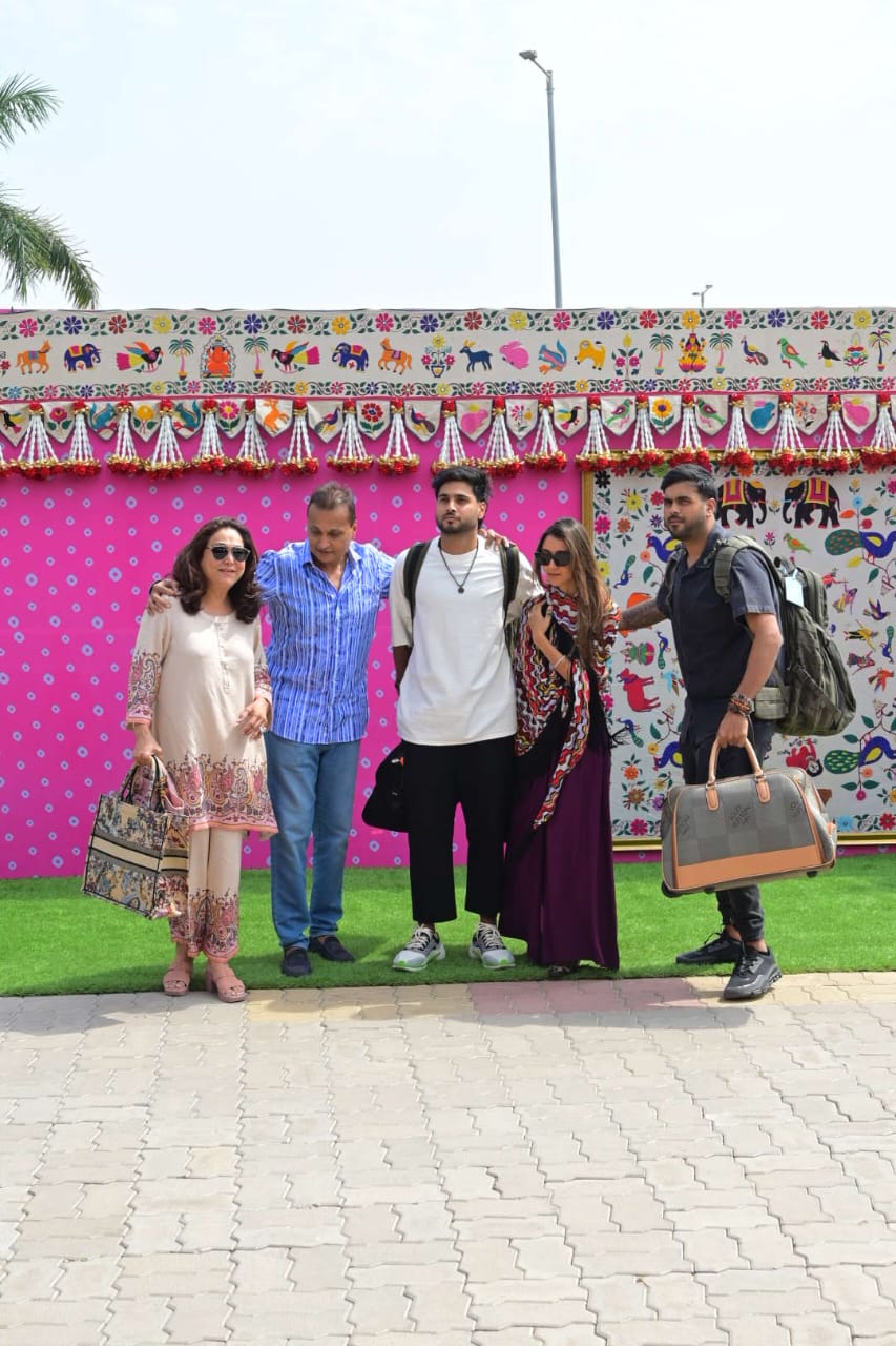 Anil Ambani arrived jamnagar in anant radhika pre wedding
