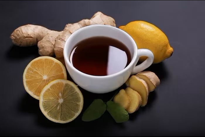 Black ginger tea helps reduce high cholesterol body