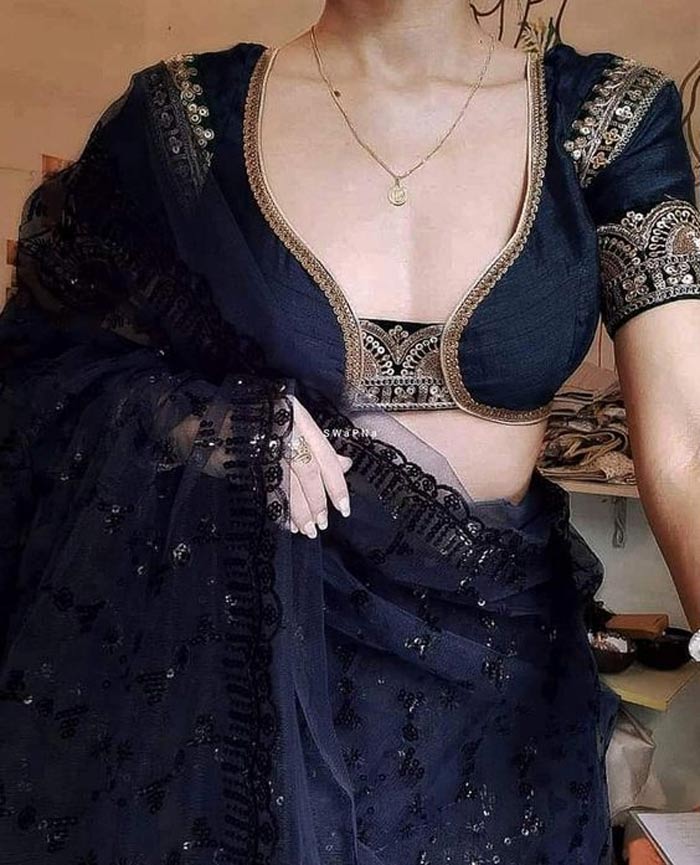 Cup Shaped Blouse Design