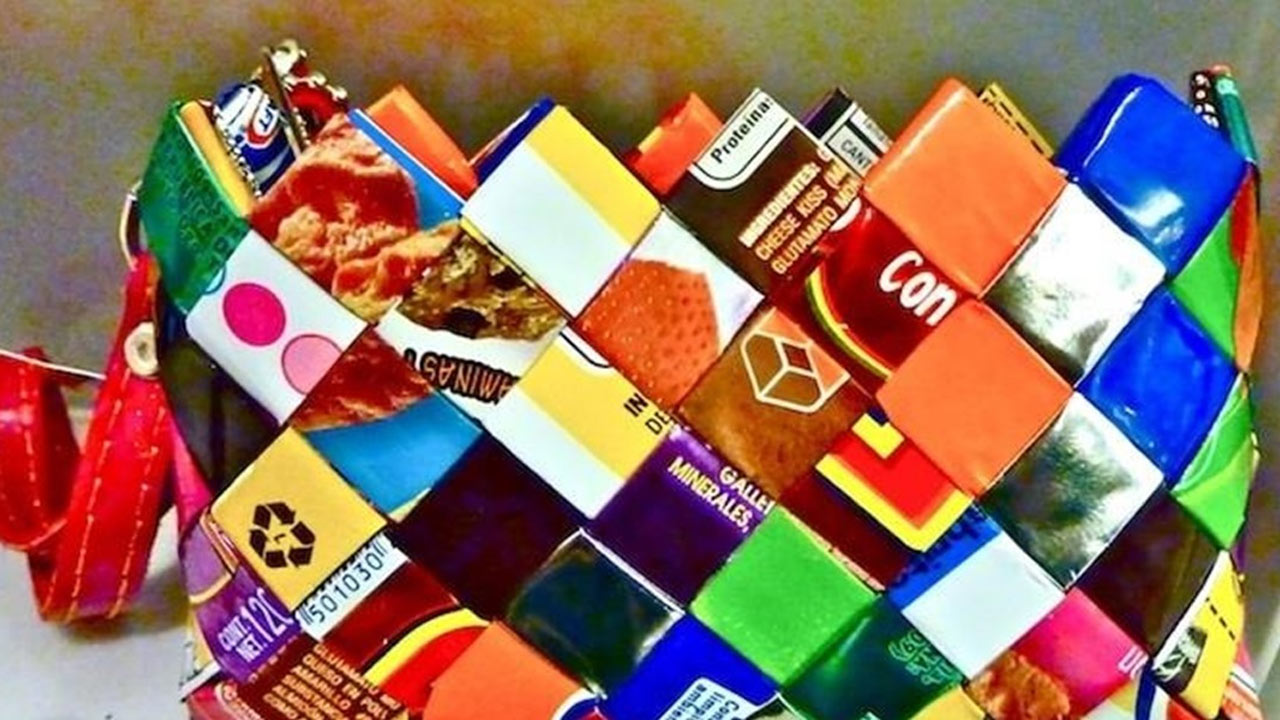 Easy hack to reuse chocolate wrappers decoration item