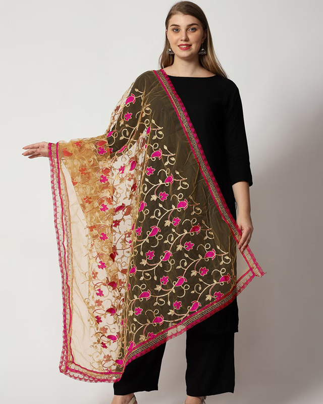 Embrodiery work dupatta