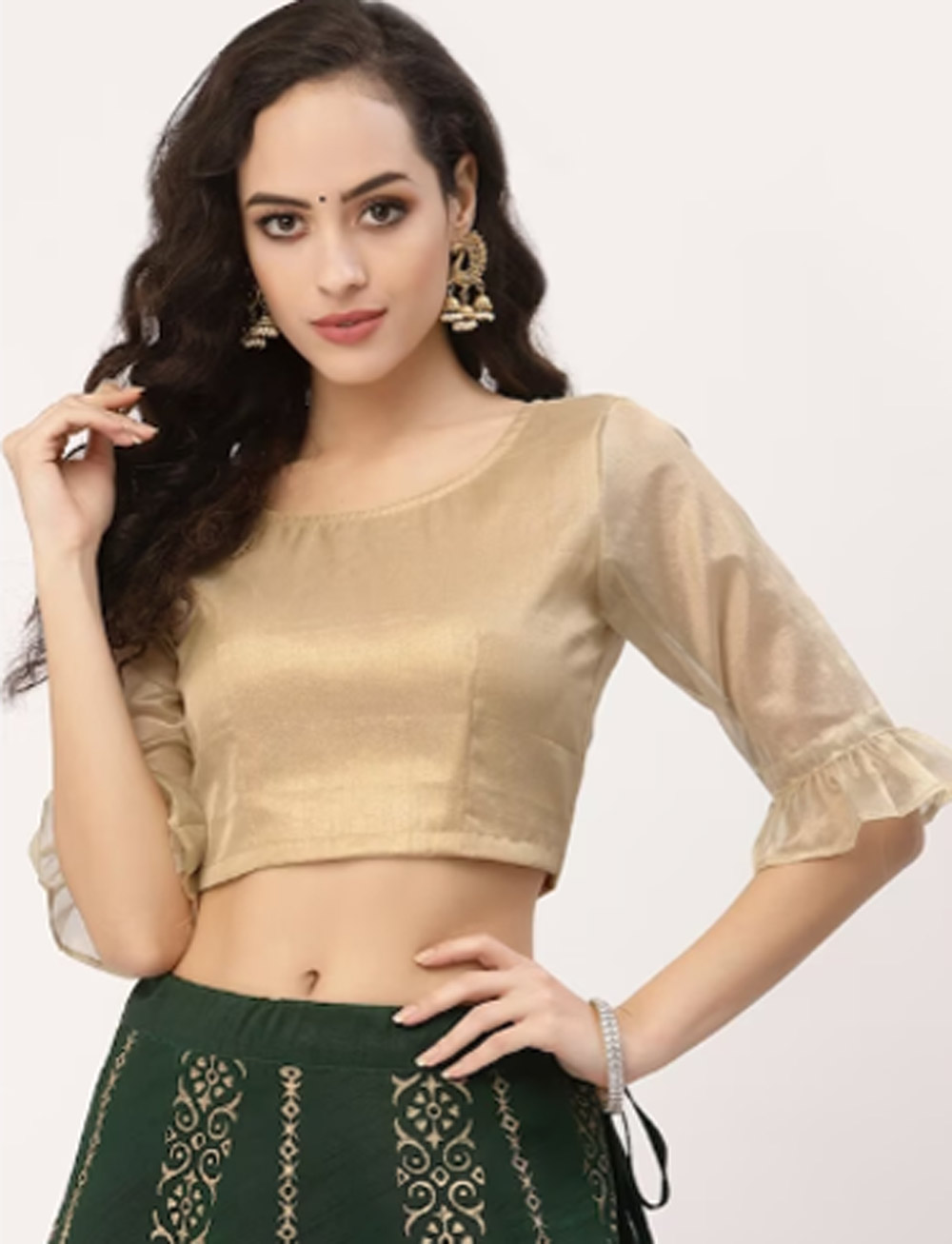 Frill blouse designs