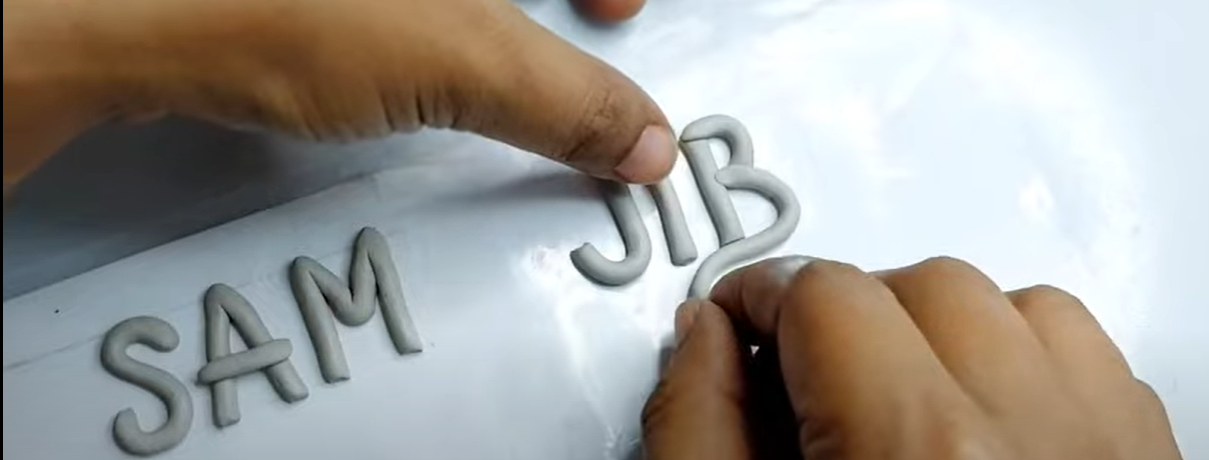 HOME MADE NAME PLATE