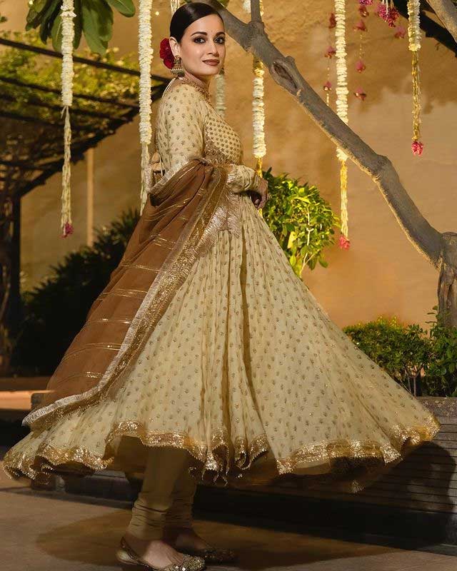 Heavy anarkali suit