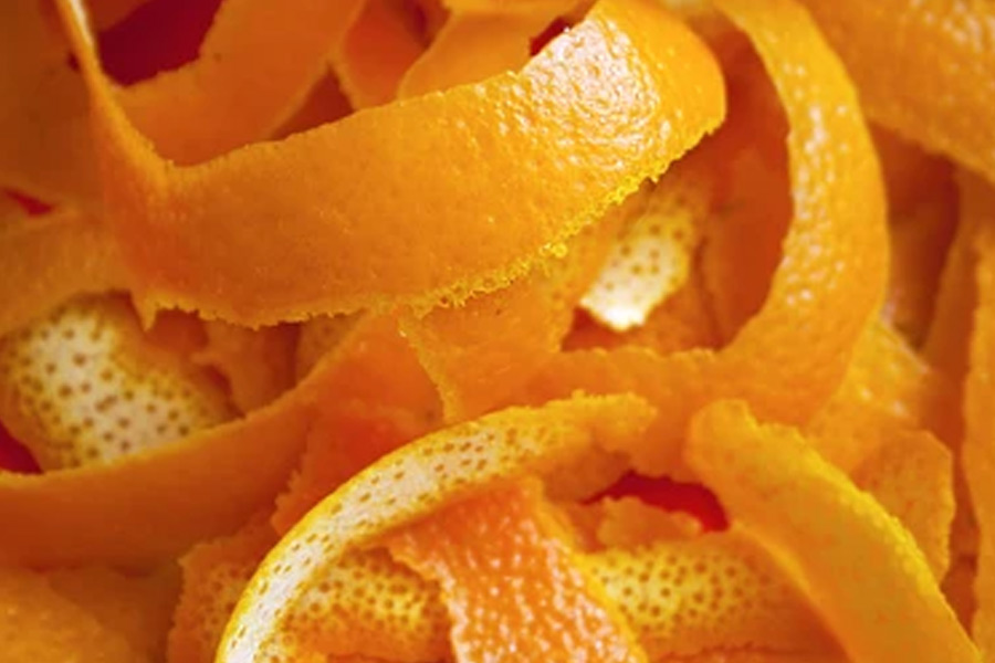 How to bloom flower orange peel powder